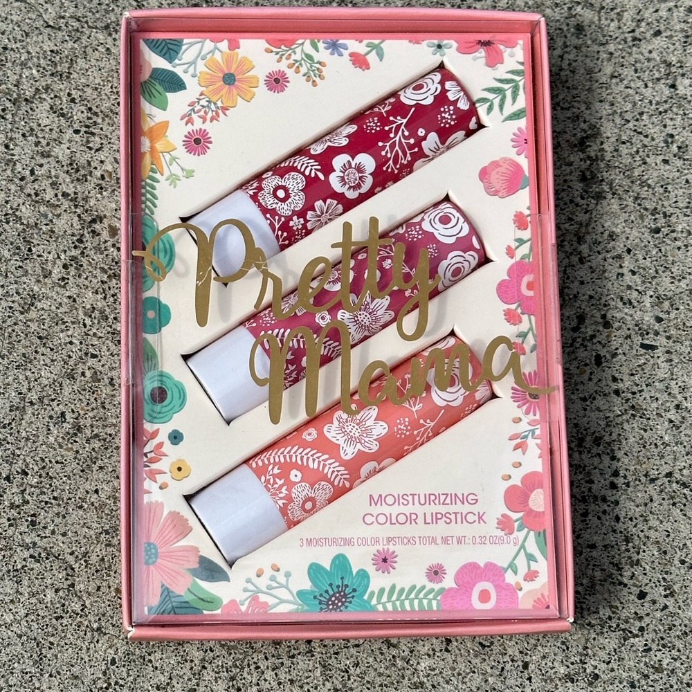 The Color Workshop Pretty Mama Moisturizing Color Lipstick Trio .37oz